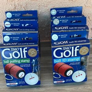 TIMO Golf Ball Putting and ID Stamp Set